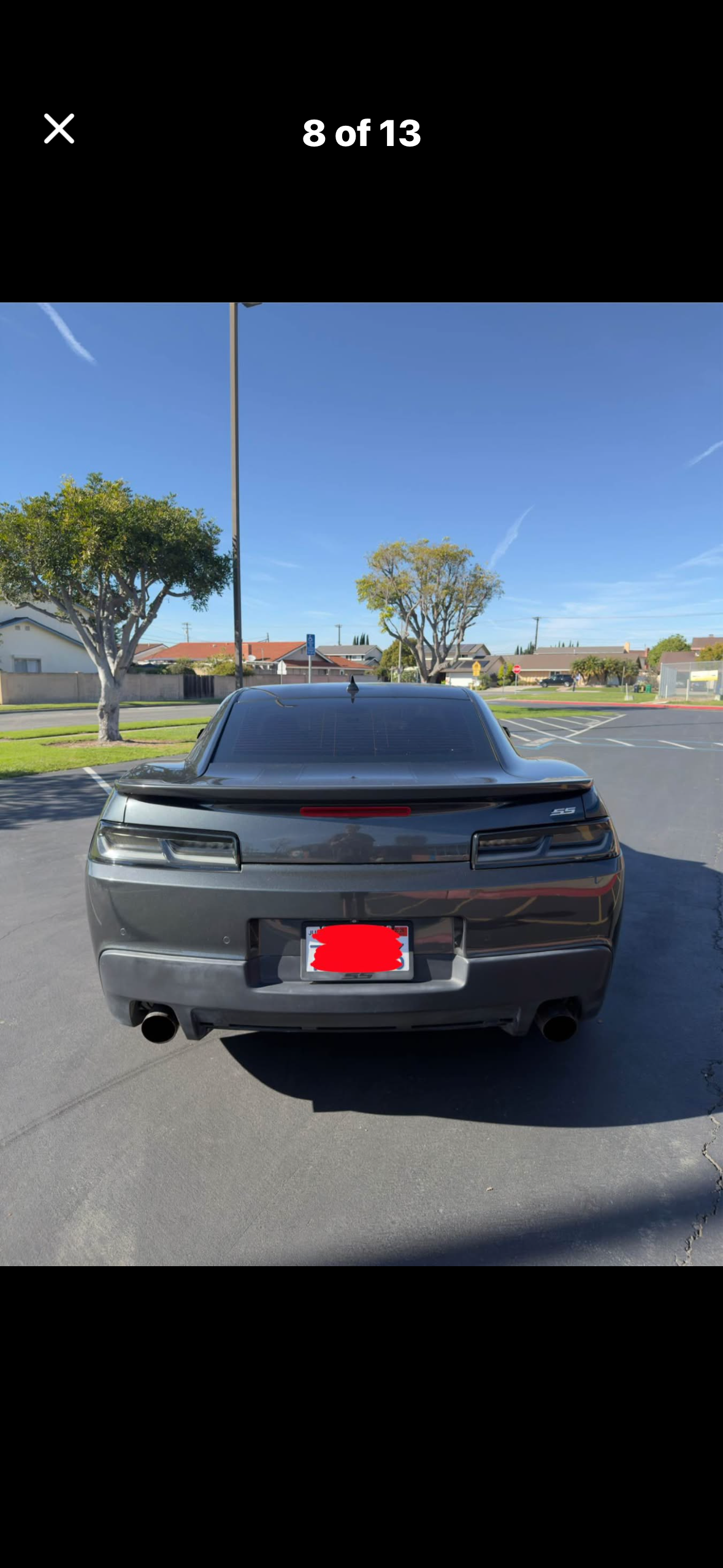 Used 2015 Chevrolet Camaro SS w/ Black Rally Stripe Package RWD image 6