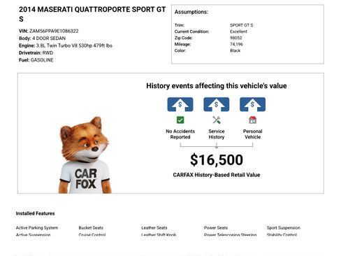 Used 2014 Maserati Quattroporte GTS image 23