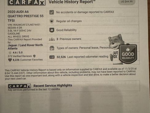 Used 2020 Audi A6 3.0T Prestige w/ Prestige Package image 31