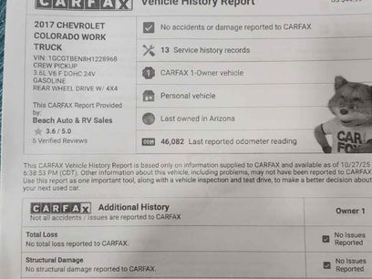 Used 2017 Chevrolet Colorado W/T w/ WT Convenience Package