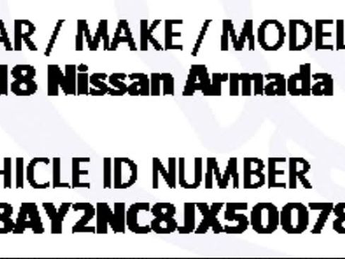 Used 2018 Nissan Armada Platinum w/ Interior Lighting Package image 15