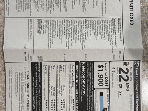 Used 2017 INFINITI QX60 FWD w/ Premium Plus Package image 11