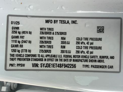 Used 2025 Tesla Model 3 Performance image 19