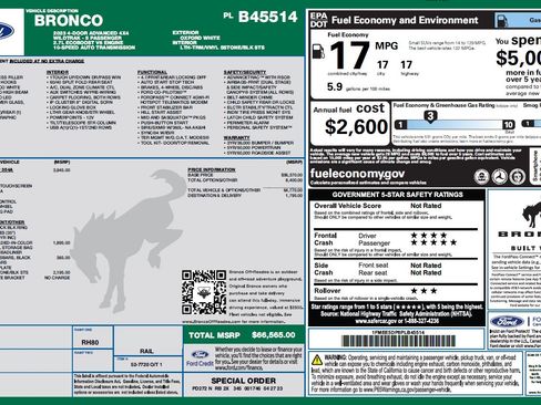 Used 2023 Ford Bronco Wildtrak image 5