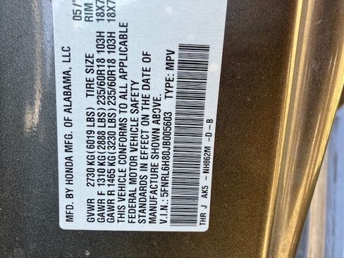 Used 2018 Honda Odyssey Touring image 13