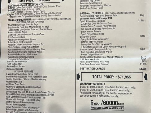 Used 2025 RAM 1500 Laramie w/ Sport Appearance Package image 17