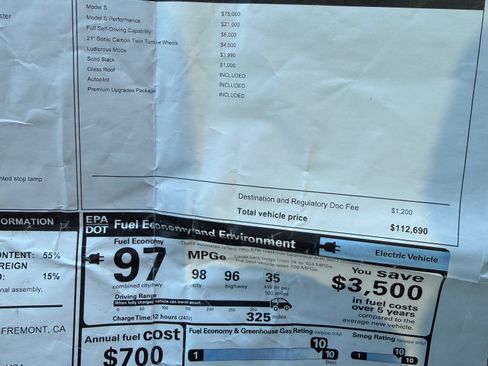 Used 2019 Tesla Model S Performance image 19