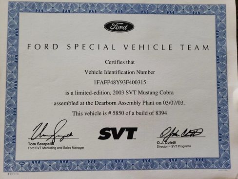 Used 2003 Ford Mustang Cobra image 17