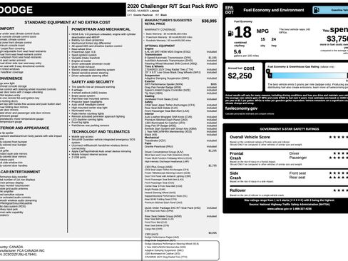 Used 2020 Dodge Challenger R/T Scat Pack w/ 1320 Plus Group image 20