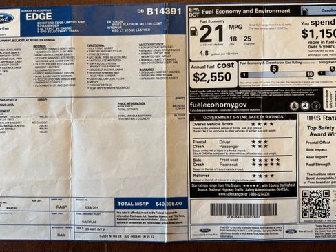 Used 2013 Ford Edge Limited image 27