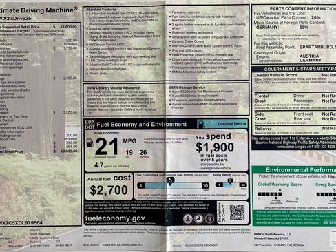 Used 2013 BMW X3 xDrive35i image 29