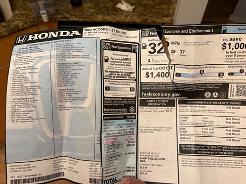 Used 2023 Honda Accord EX image 17