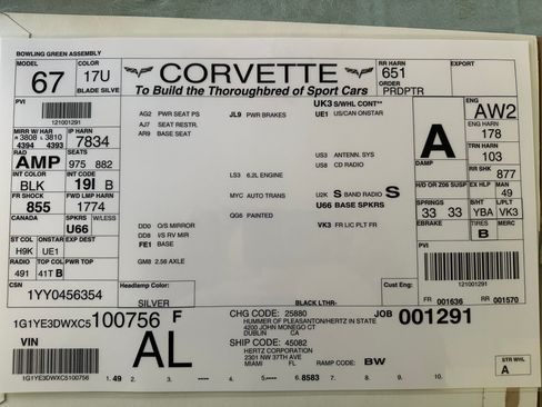 Used 2012 Chevrolet Corvette Convertible RWD image 20