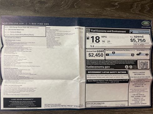 Used 2022 Land Rover Range Rover P525 Westminster Edition image 29