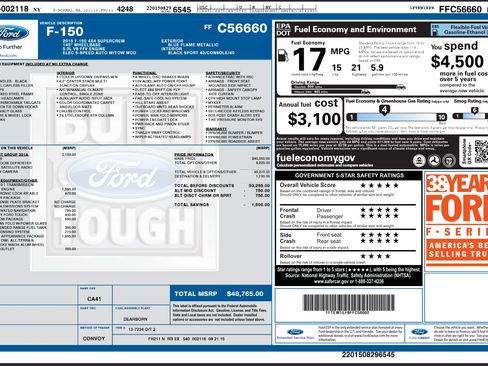 Used 2015 Ford F150 XLT w/ Equipment Group 301A Mid image 26