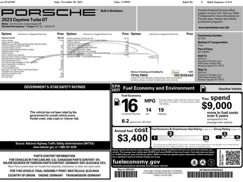 Used 2023 Porsche Cayenne Turbo GT image 32