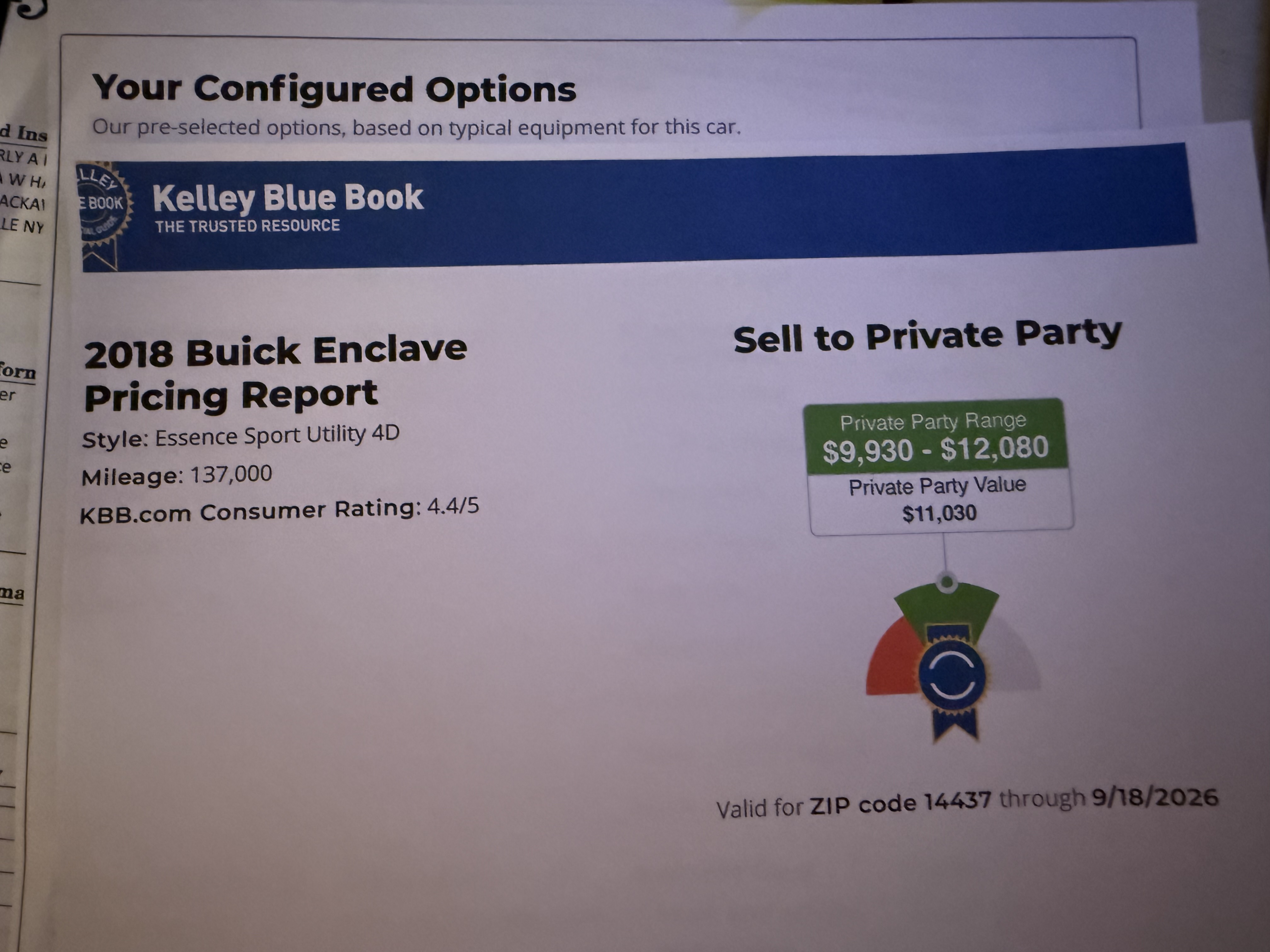Used 2018 Buick Enclave Essence AWD/4WD image 32