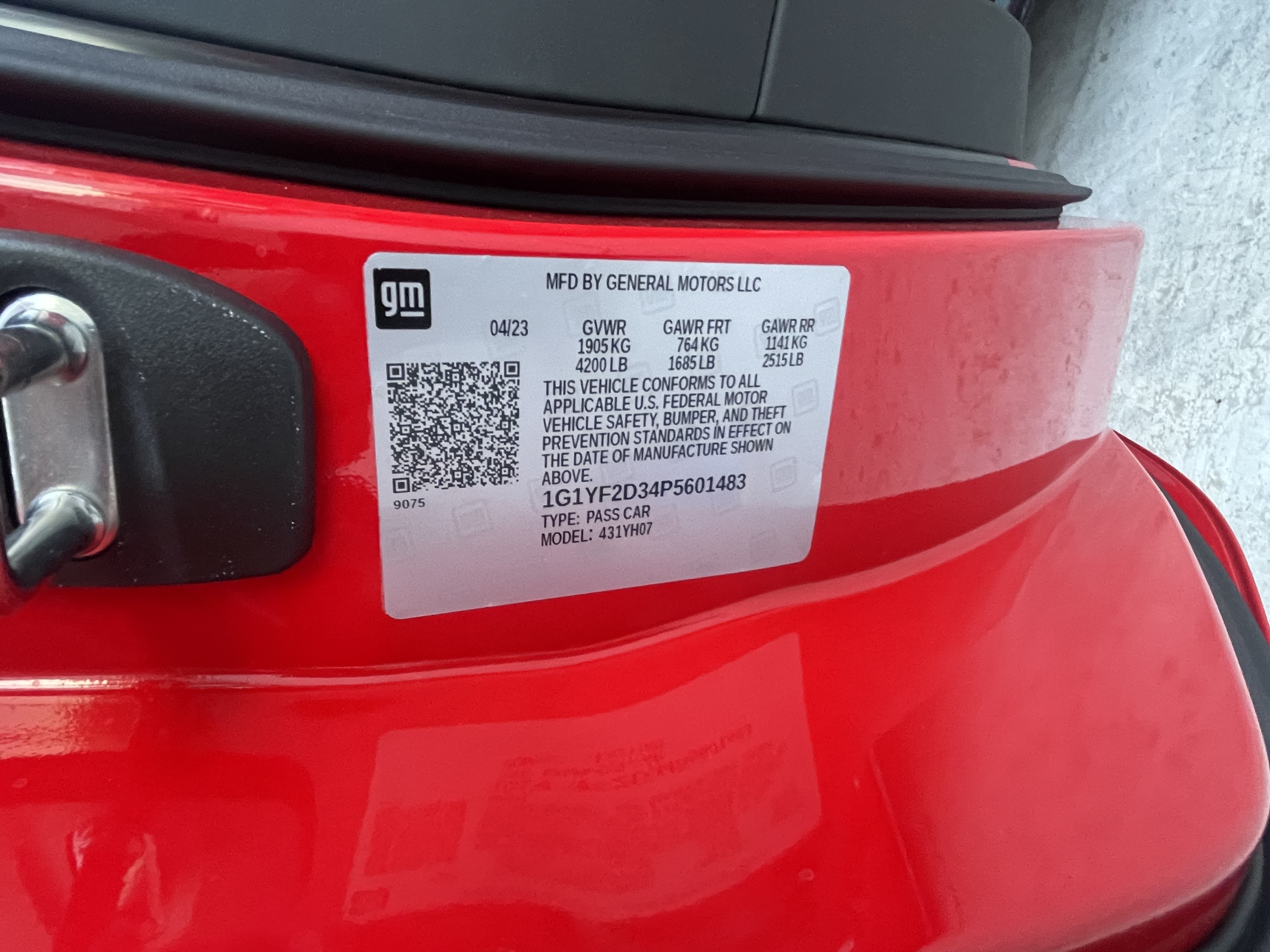Used 2023 Chevrolet Corvette Z06 RWD image 13