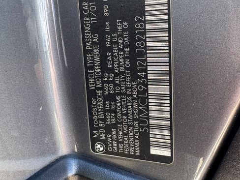 Used 2002 BMW M Roadster RWD image 18