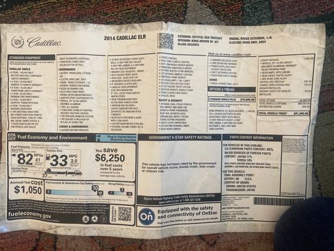 Used 2014 Cadillac ELR w/ Luxury Package image 5