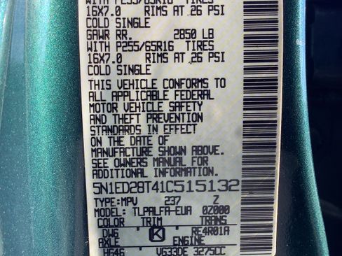 Used 2001 Nissan Xterra SE image 19