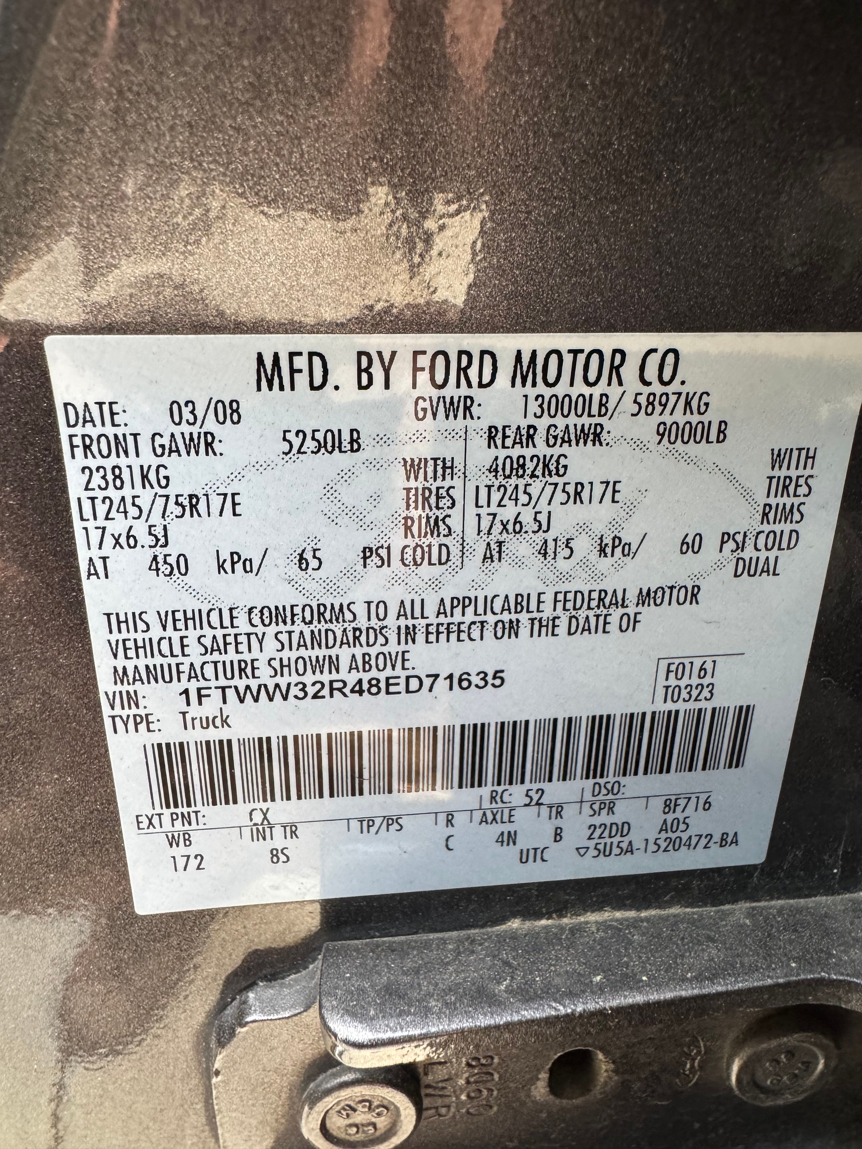 Used 2008 Ford F350 XLT RWD image 2