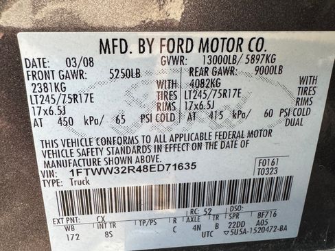 Used 2008 Ford F350 XLT RWD image 2