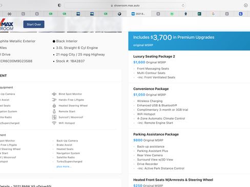 Used 2021 BMW X5 xDrive40i w/ Luxury Seating Package 2 image 25