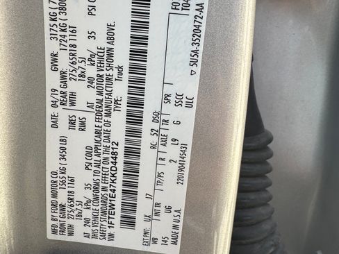 Used 2019 Ford F150 XLT w/ Equipment Group 302A Luxury image 16