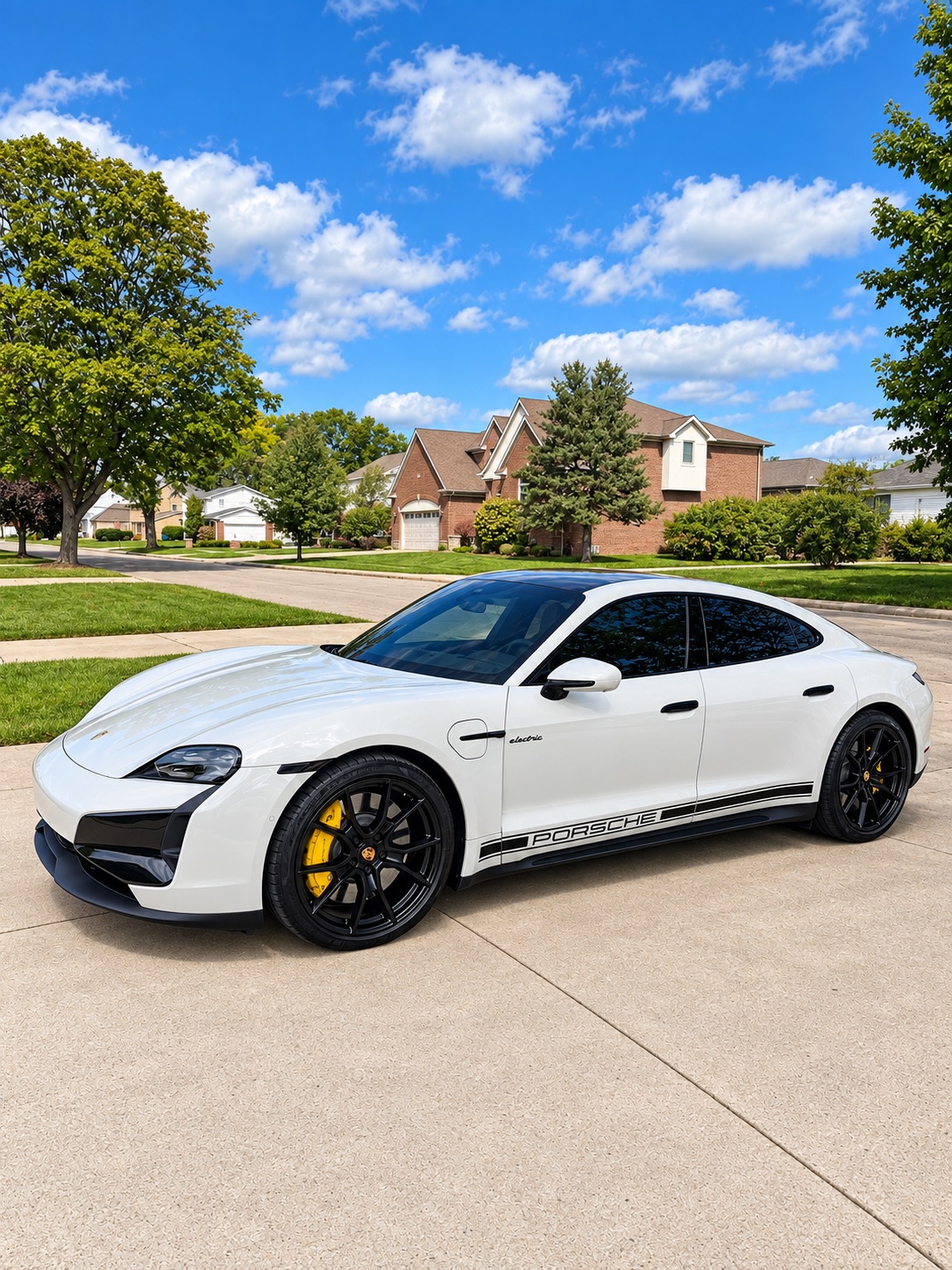 Used 2025 Porsche Taycan AWD/4WD image 1