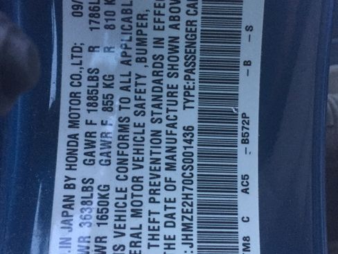 Used 2012 Honda Insight EX image 8