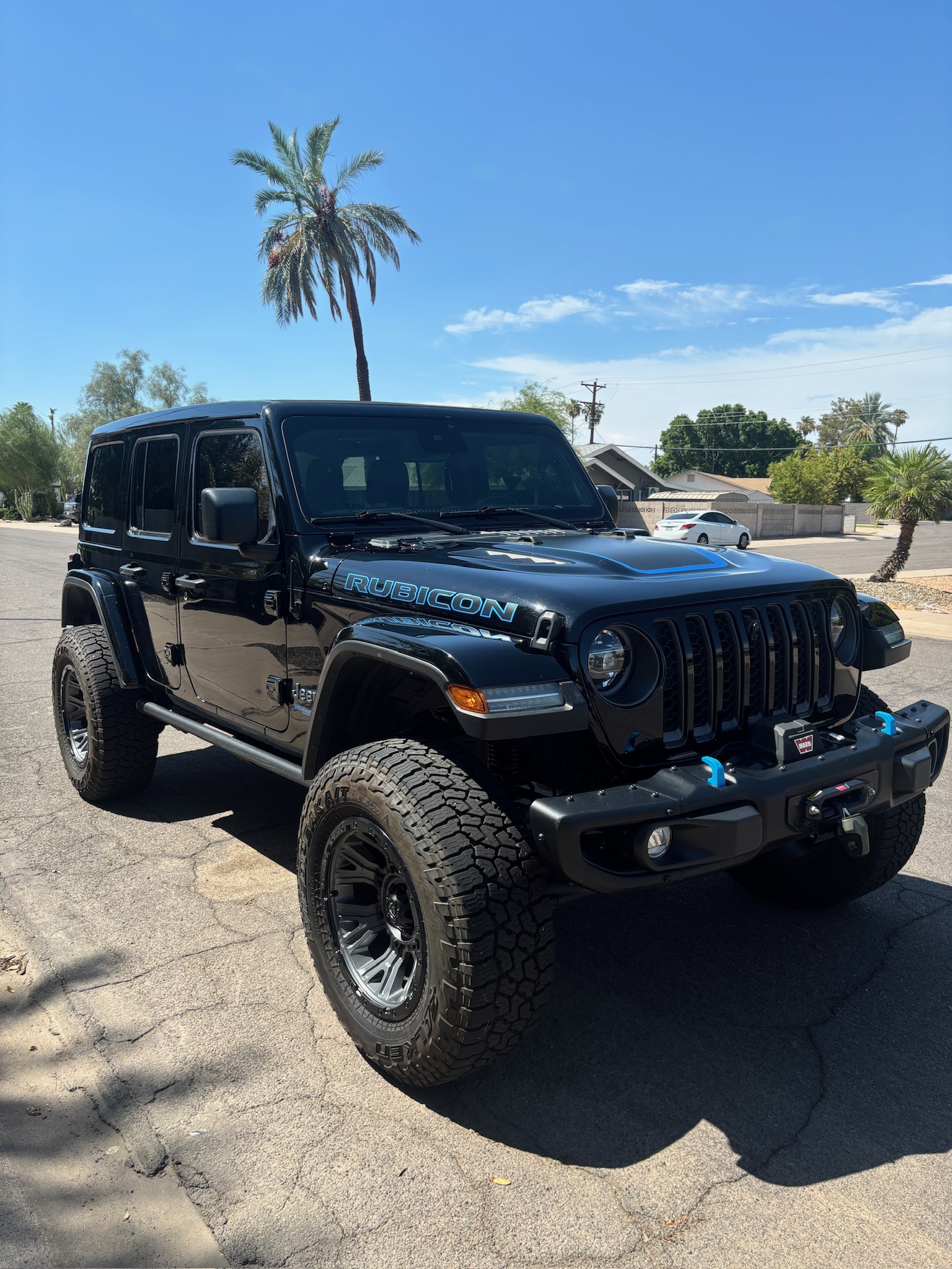 Used 2021 Jeep Wrangler Unlimited Rubicon 4xe w/ Steel Bumper Group AWD/4WD image 1