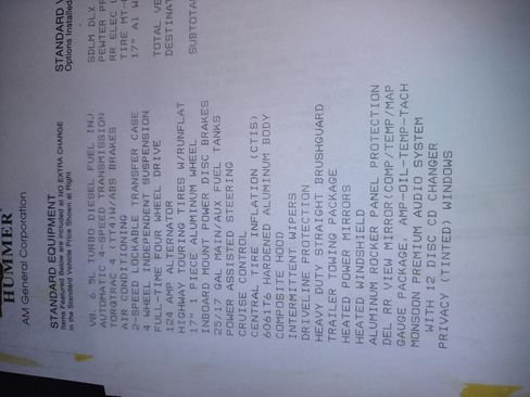 Used 2003 HUMMER H1 4-Door Wagon image 20