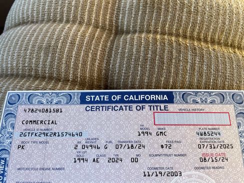 Used 1994 GMC Sierra 2500 4x4 Extended Cab image 28