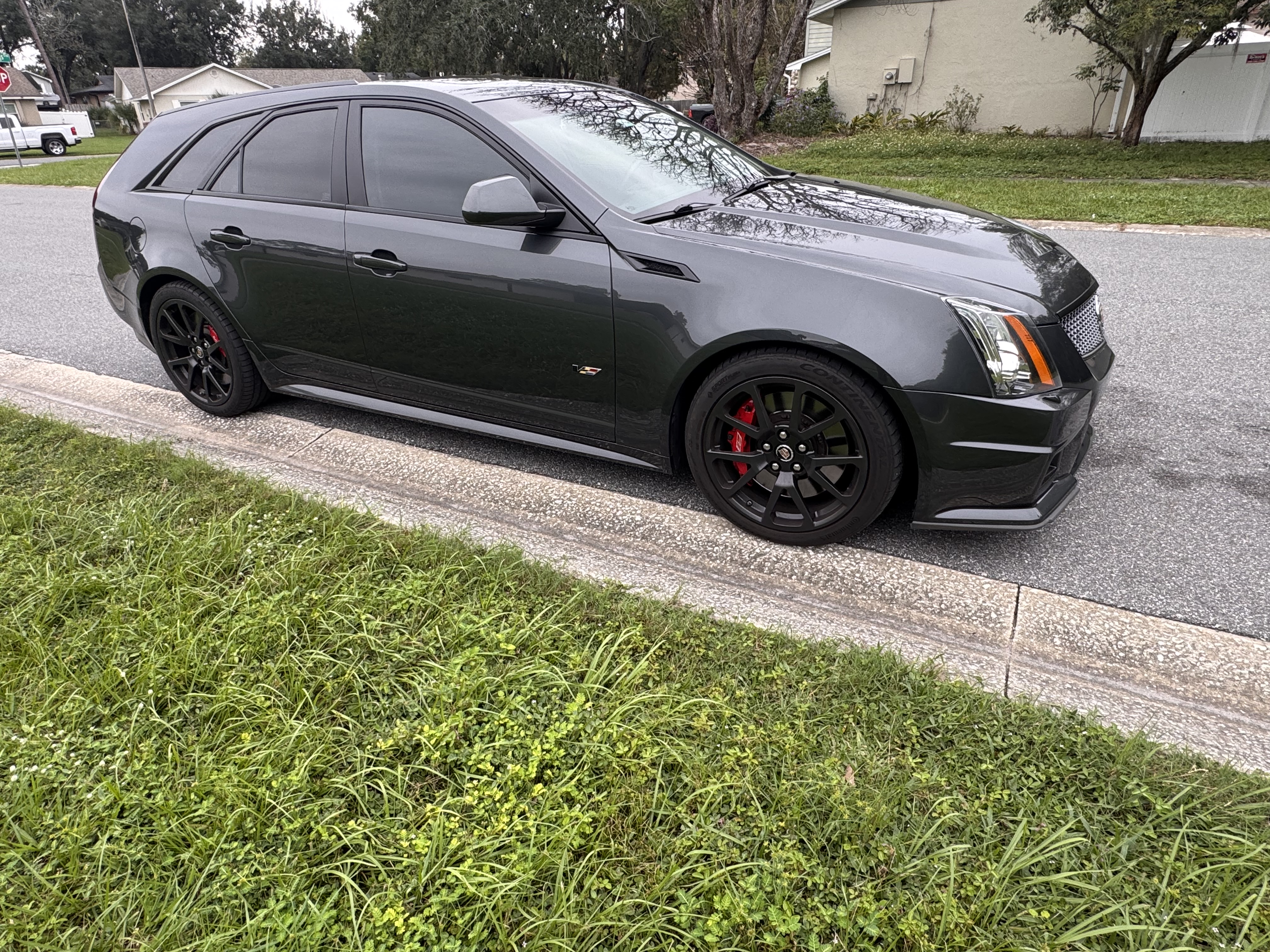 Used 2014 Cadillac CTS V w/ Wood Trim Package RWD image 2