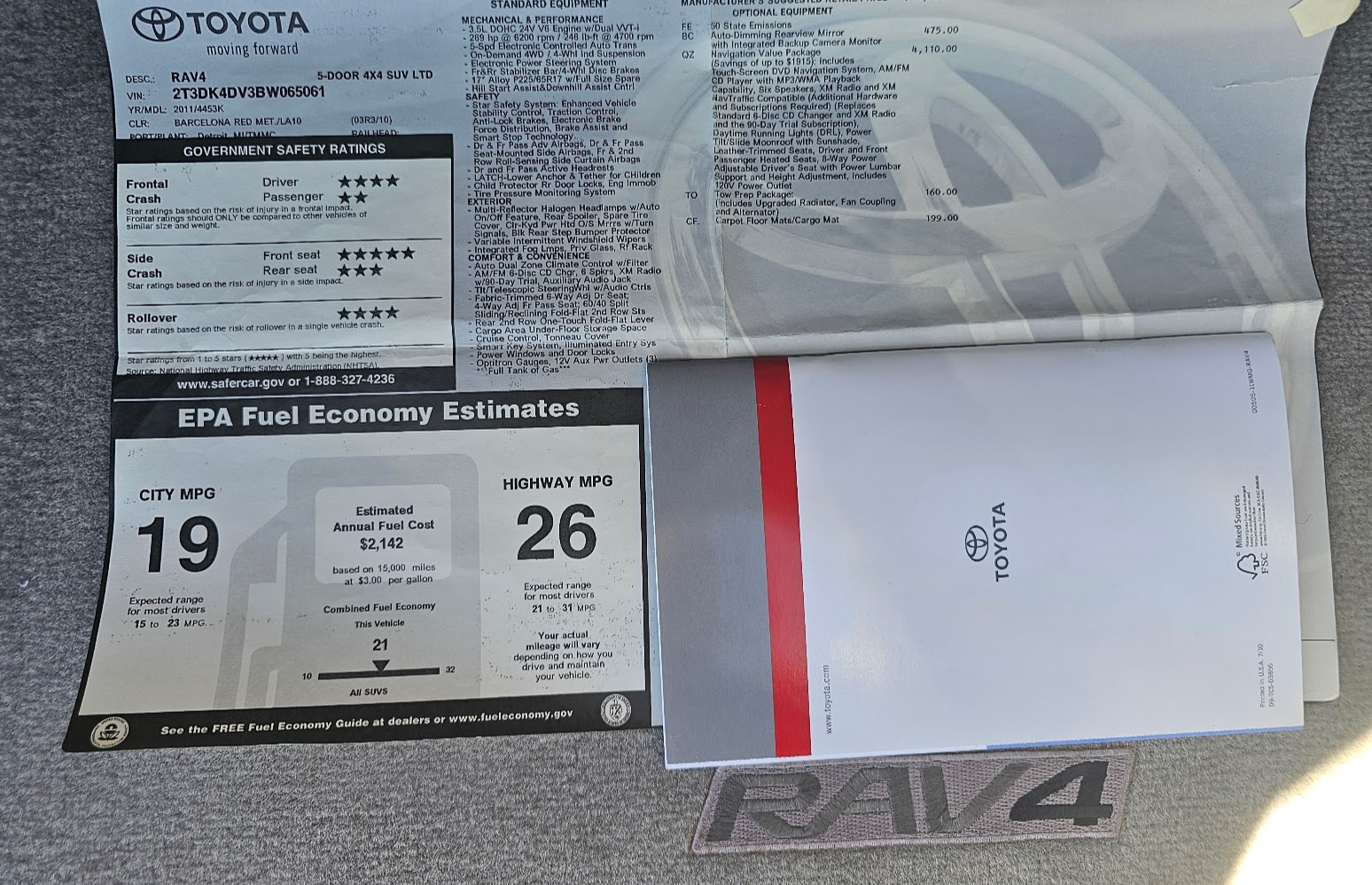 Used 2011 Toyota RAV4 Limited AWD/4WD image 27