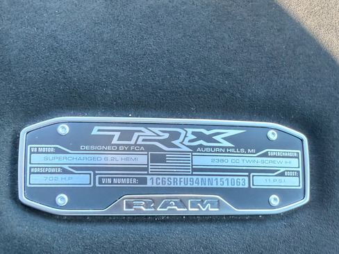 Used 2022 RAM 1500 TRX w/ TRX Level 2 Equipment Group image 9