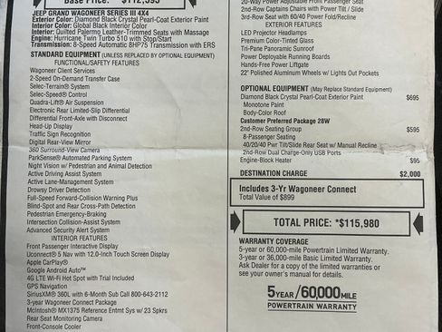Used 2024 Jeep Grand Wagoneer Series III w/ Flexible Seating Group AWD/4WD image 10