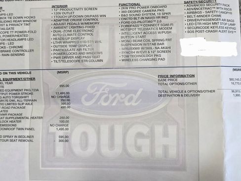 Used 2023 Ford F350 Platinum w/ FX4 Off-Road Package image 18