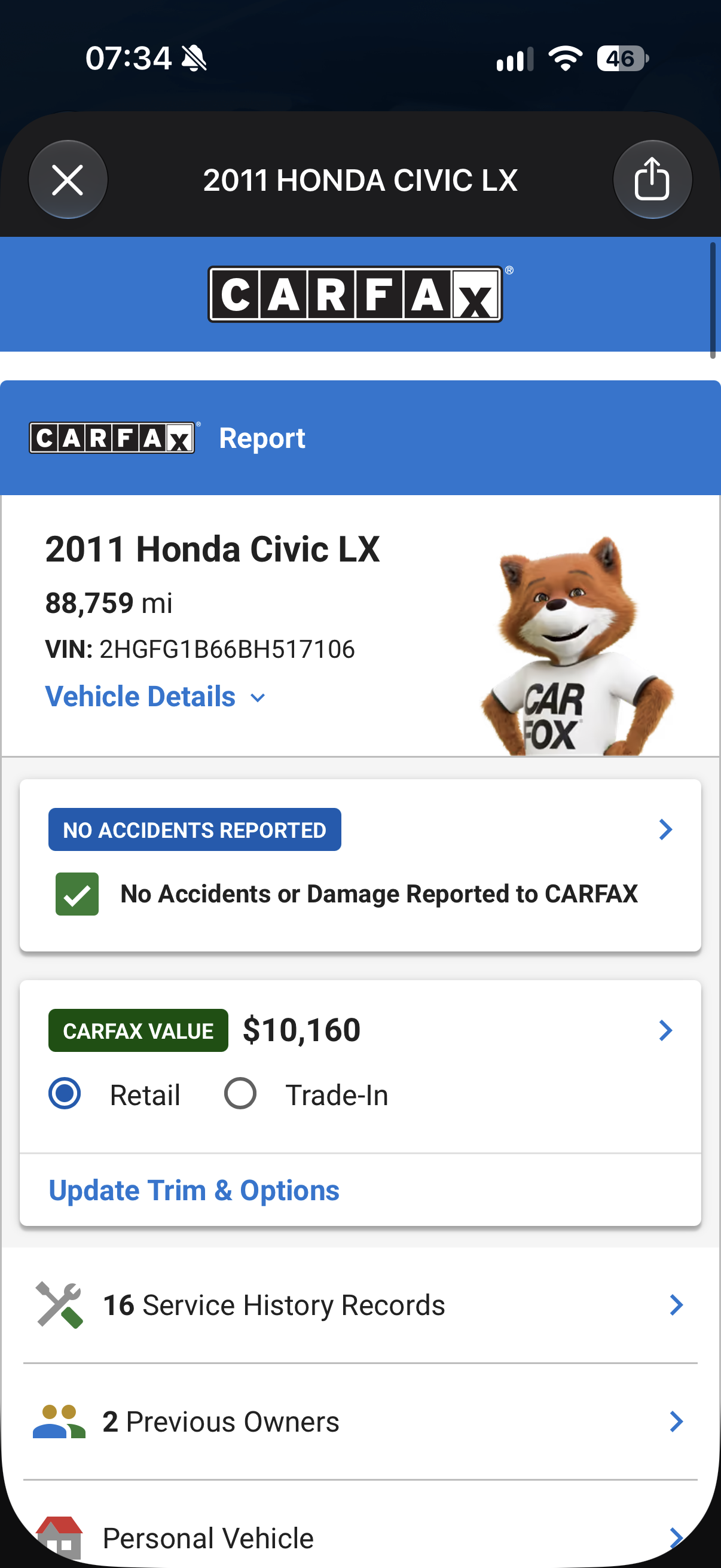 Used 2011 Honda Civic LX image 10