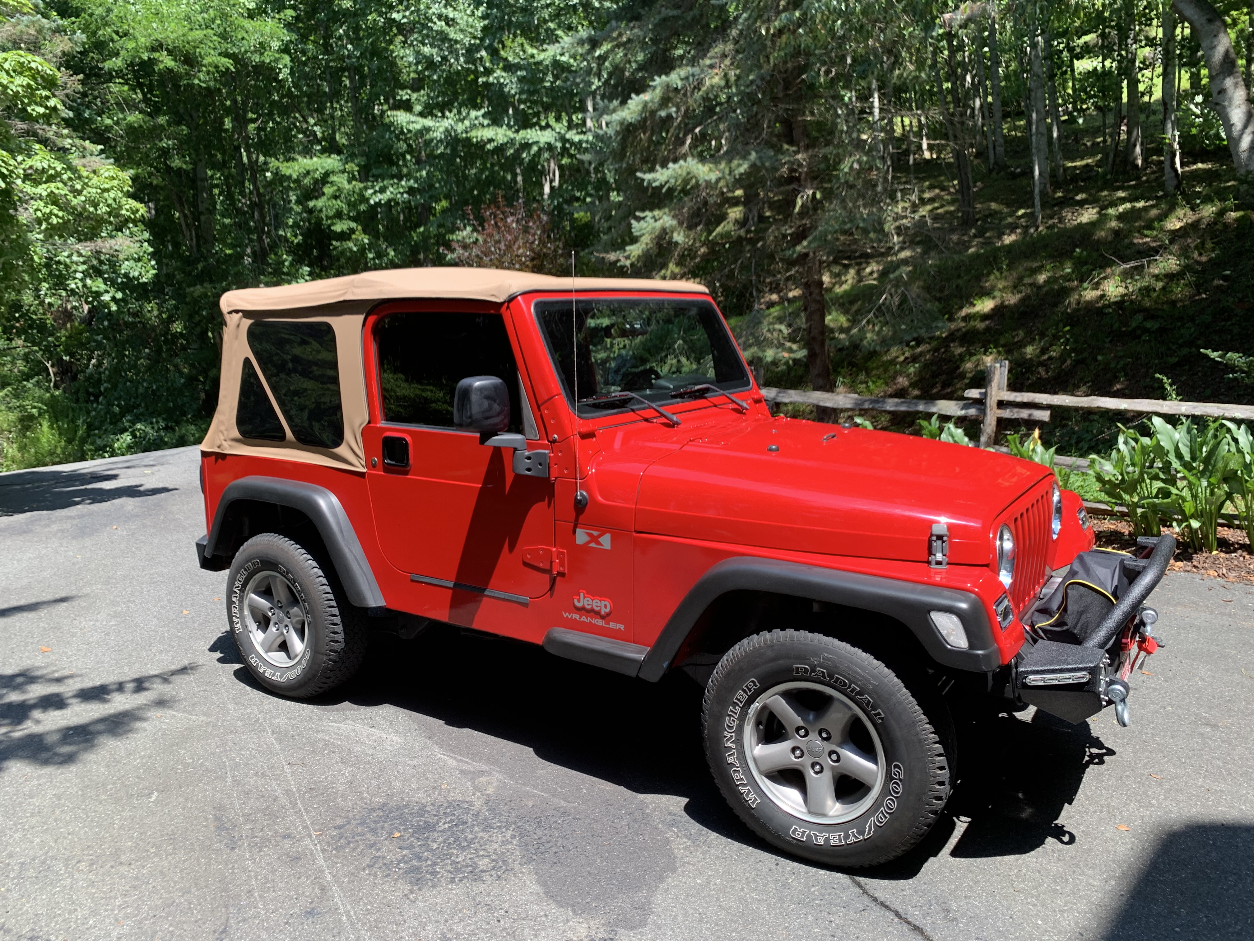 Used 2004 Jeep Wrangler X w/ Full Face Tire & Wheel Group AWD/4WD image 1
