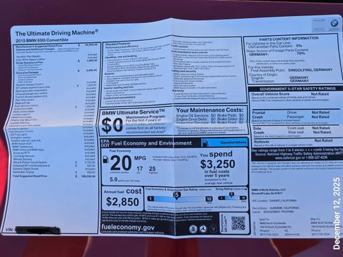 Used 2015 BMW 650i Convertible image 29