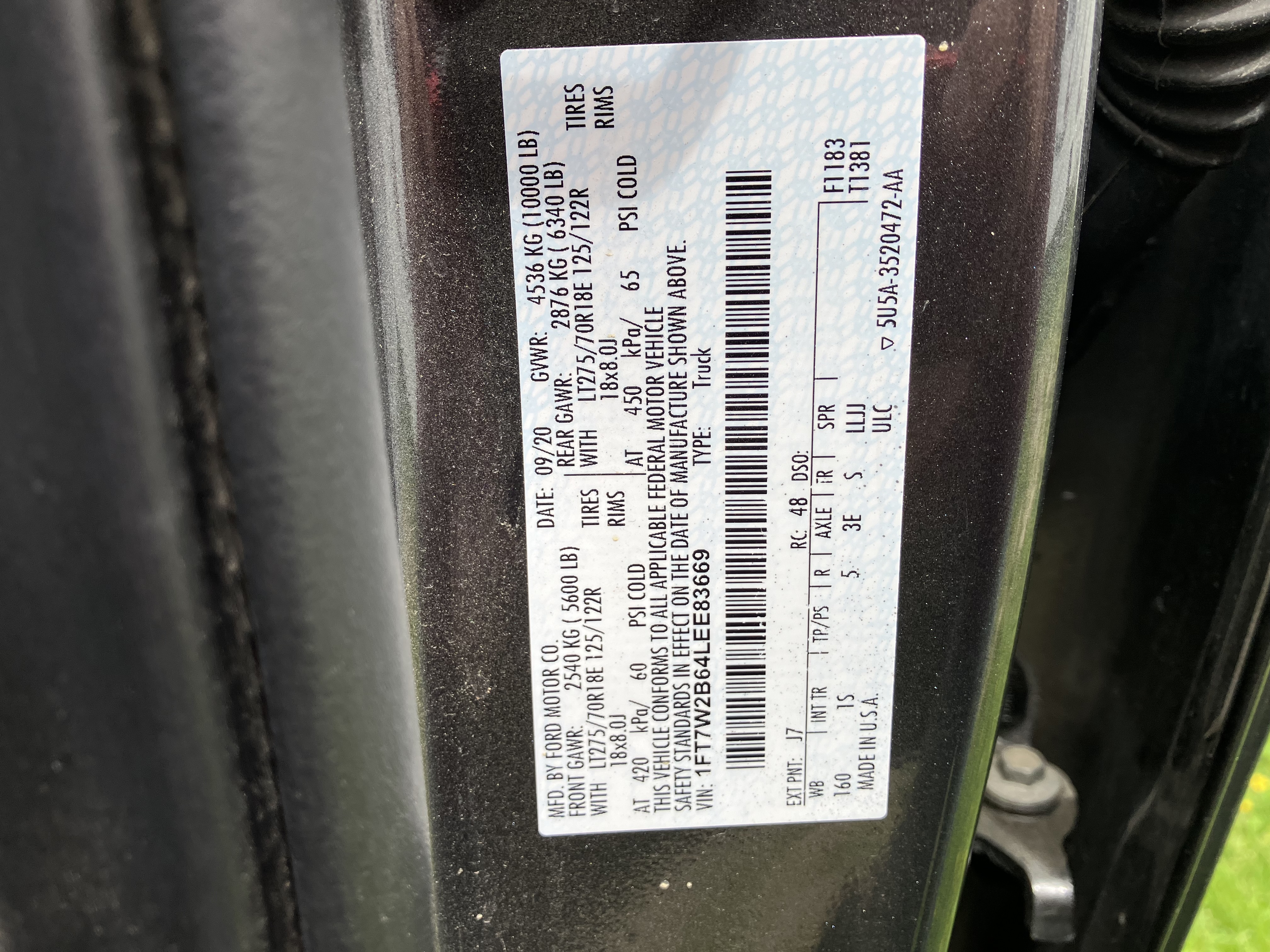 Used 2020 Ford F250 XL w/ STX Appearance Package AWD/4WD image 14