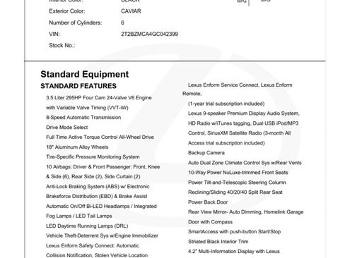 Used 2016 Lexus RX 350 AWD image 23