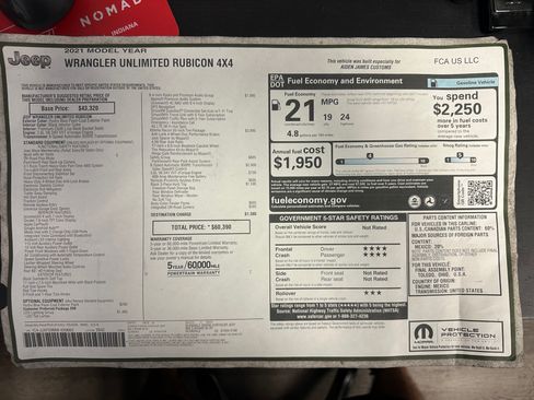 Used 2021 Jeep Wrangler Unlimited Rubicon w/ Xtreme Recon 35" Tire Package image 14