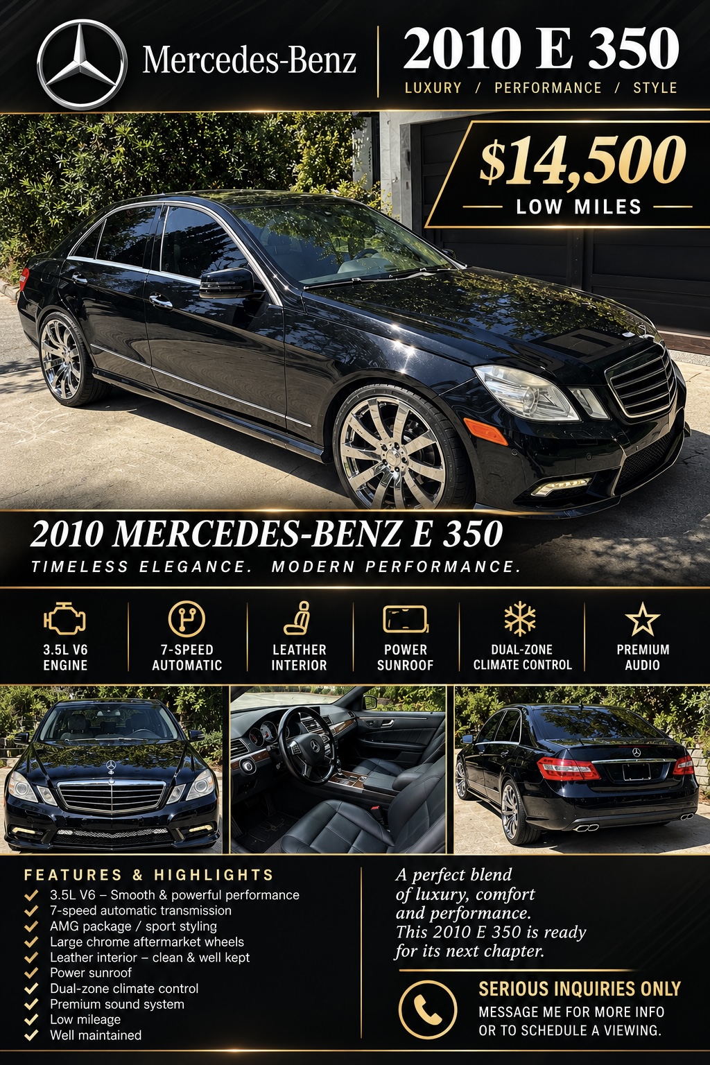 Used 2010 Mercedes-Benz E 350 Sedan image 1