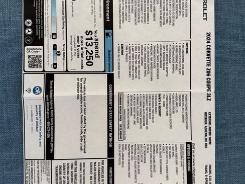 Used 2024 Chevrolet Corvette Z06 w/ Z07 Performance Package image 9