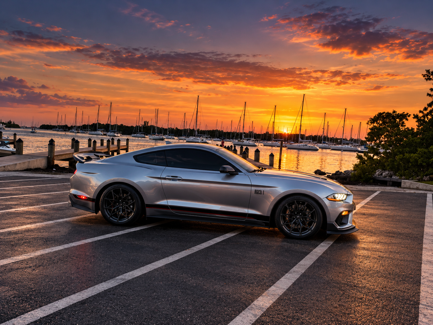 Used 2021 Ford Mustang Mach 1 w/ Mach 1 Handling Package RWD image 1