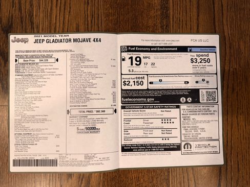 Used 2021 Jeep Gladiator Mojave AWD/4WD image 15