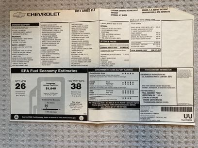 Used 2012 Chevrolet Cruze LT w/ RS Package